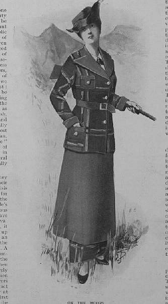 1914 lasies fashion On the Moors